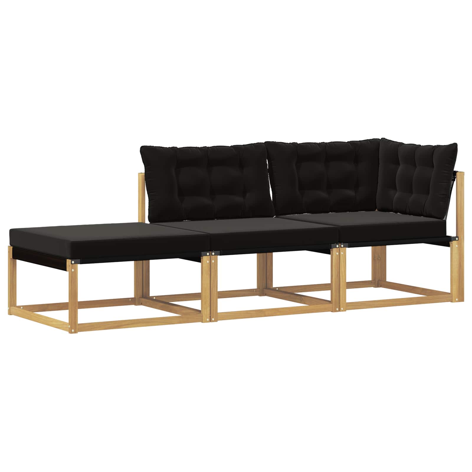 Sekcionalna sofa s jastukom Bijela 241,5 x 83 x 73 cm