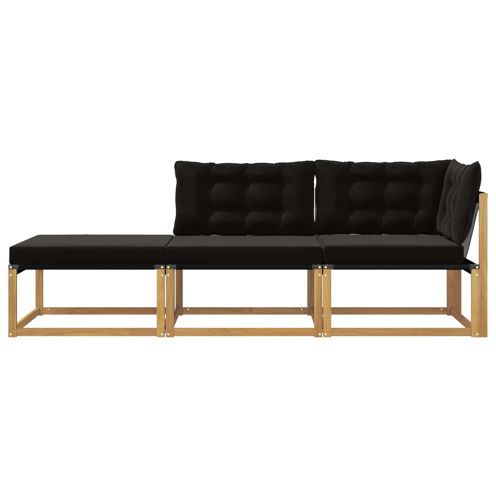 Sekcionalna sofa s jastukom Bijela 241,5 x 83 x 73 cm