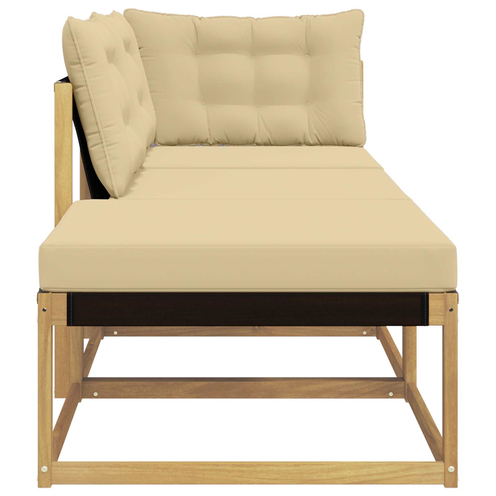 Sekcionalna sofa s jastukom Bijela 241,5 x 83 x 73 cm