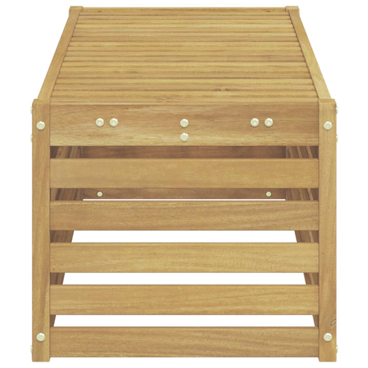 Vanjska stolica klupa Bijela 115 x 43 x 37 cm