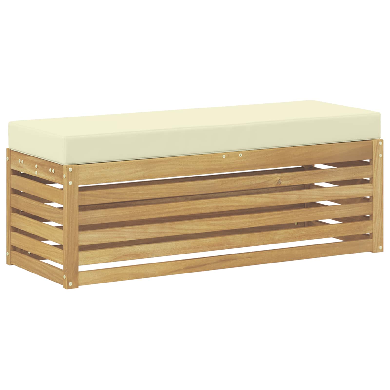 Set vanjskih sofa Bijela i krem 115 x 43 x 45 cm