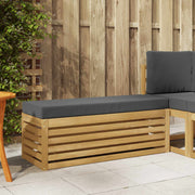 Set vanjskih sofa Bijela i antracit 115 x 43 x 45 cm