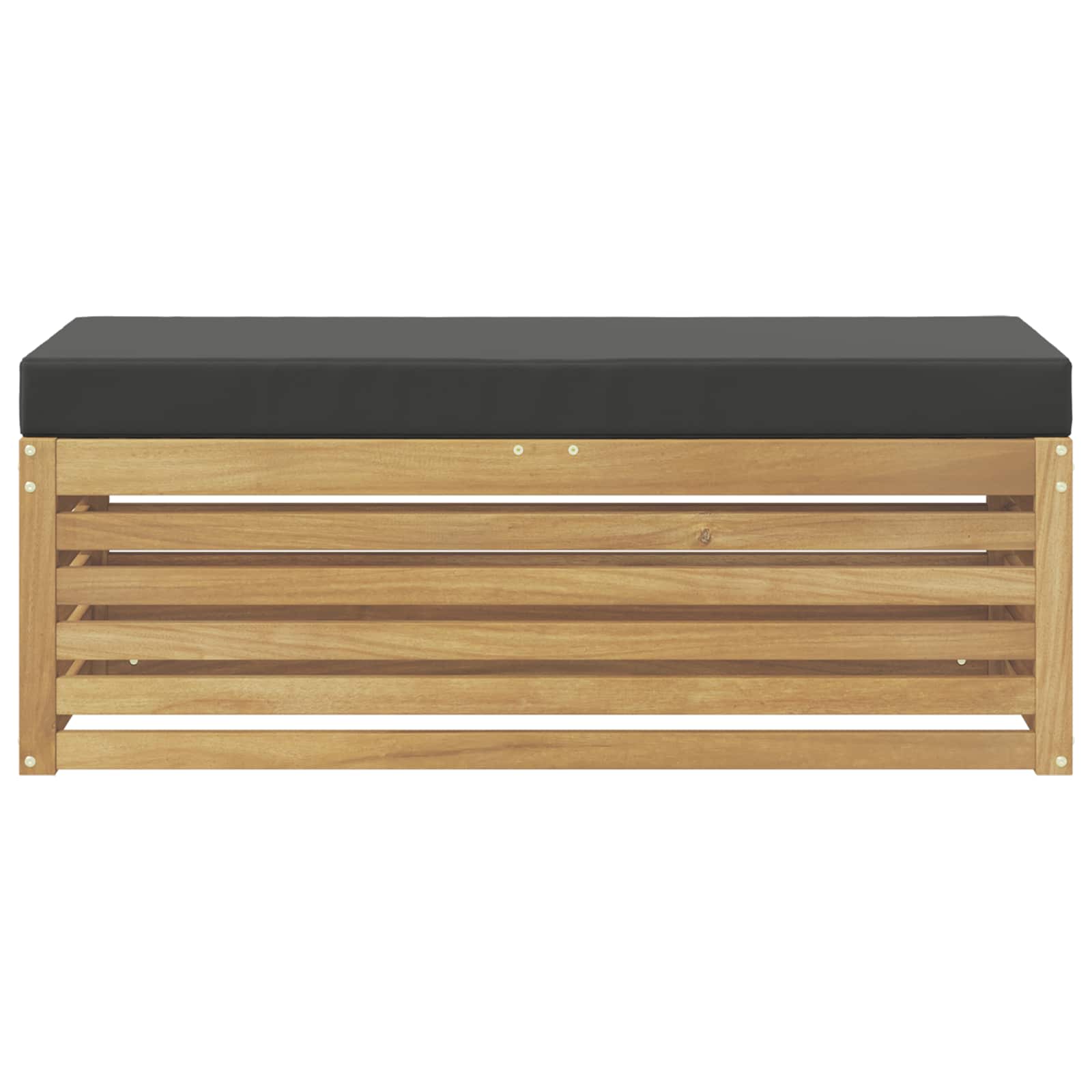 Set vanjskih sofa Bijela i antracit 115 x 43 x 45 cm