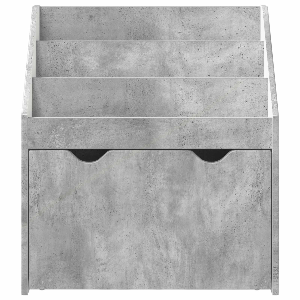 Polica za knjige za djecu Betonski sivi 60 x 29,5 x 69 cm