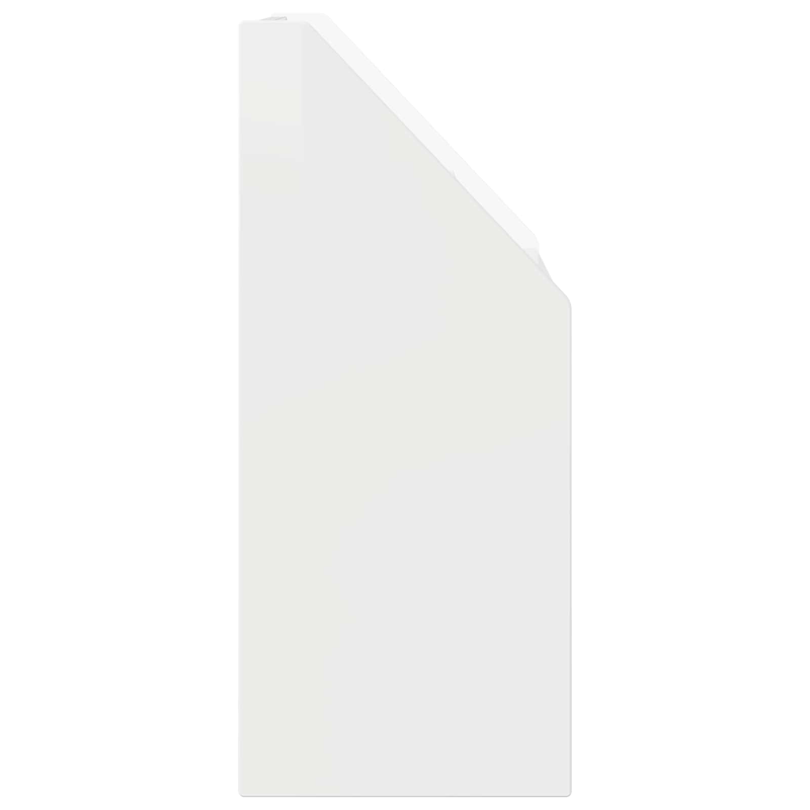 Polica za knjige za djecu Visoki sjaj bijela 60 x 29,5 x 69 cm