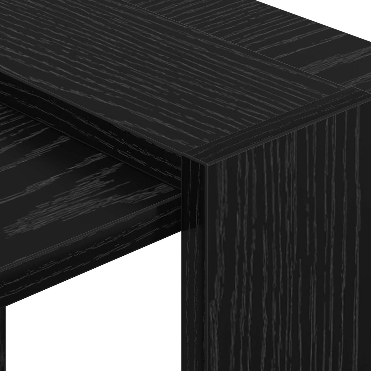 Polica Crni hrast 52 x 25 x 71,5 cm Konstruirano drvo