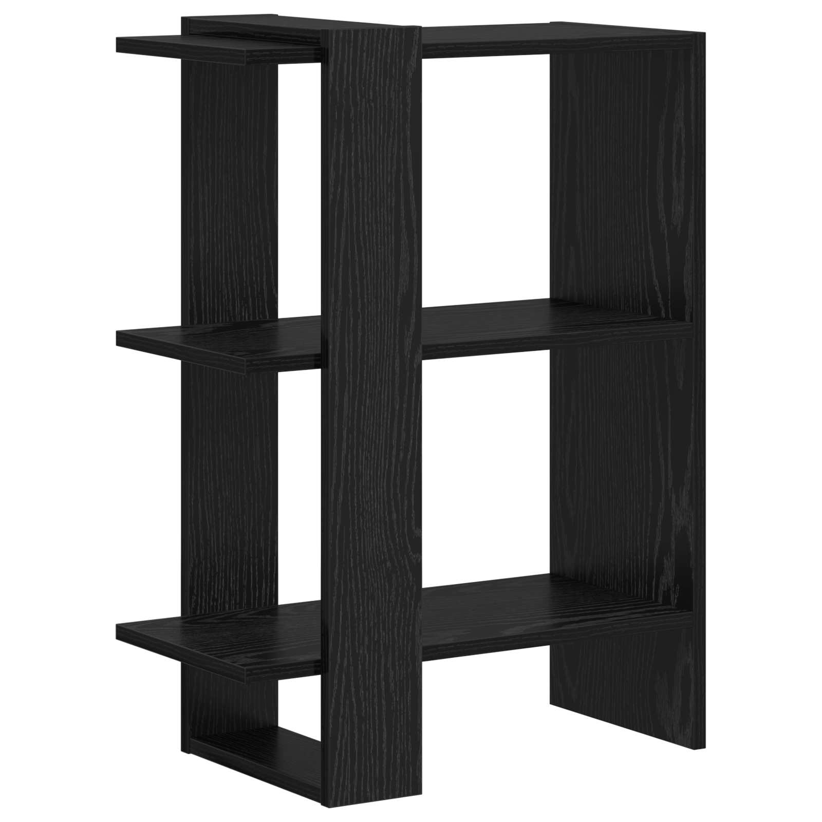 Polica Crni hrast 52 x 25 x 71,5 cm Konstruirano drvo