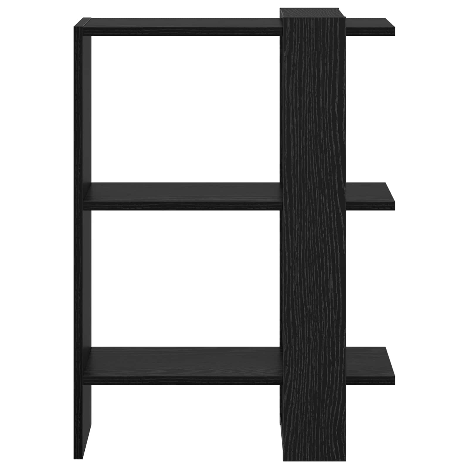 Polica Crni hrast 52 x 25 x 71,5 cm Konstruirano drvo