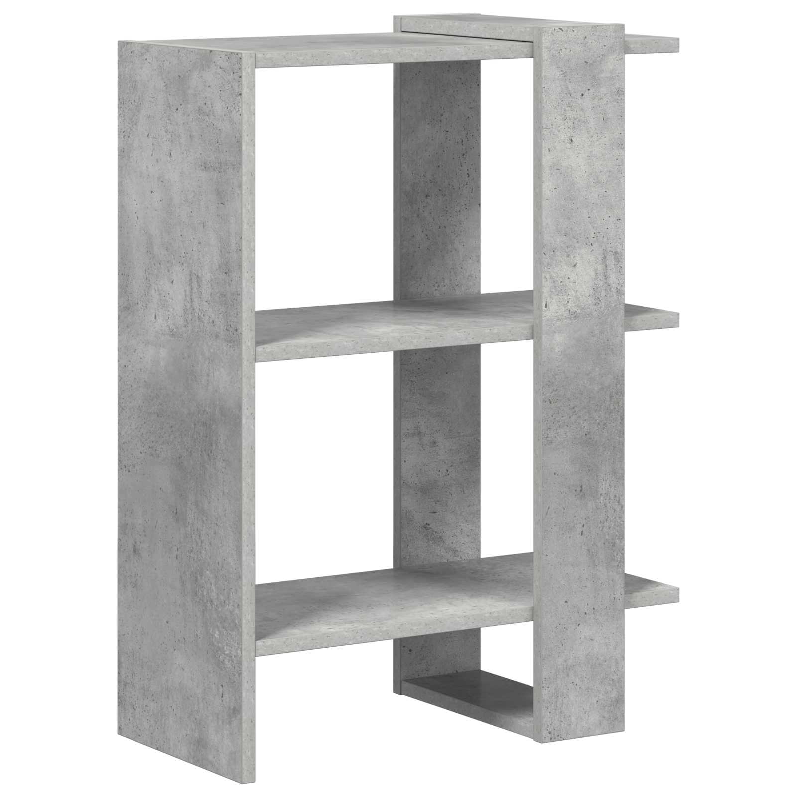 Polica Betonski sivi 52 x 25 x 71,5 cm Konstruirano drvo