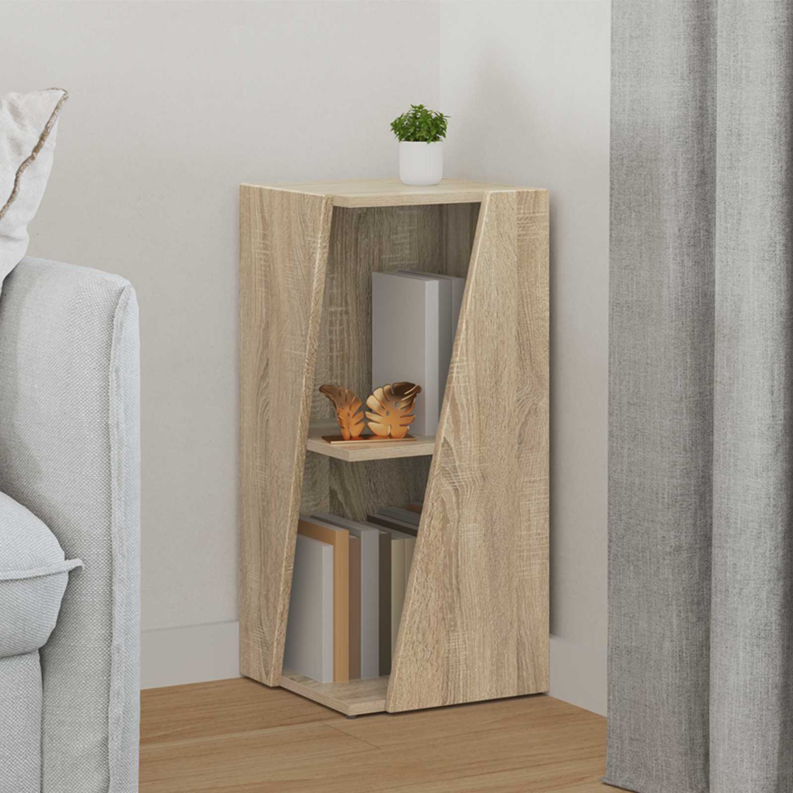 Bočna polica Sonoma hrast 33 x 32 x 70,5 cm Konstruirano drvo