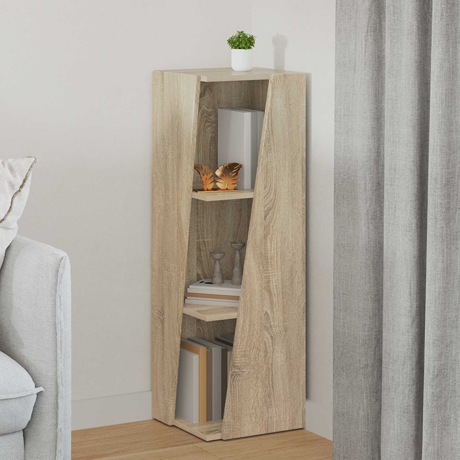 Bočna polica Sonoma hrast 33 x 32 x 100,5 cm Konstruirano drvo