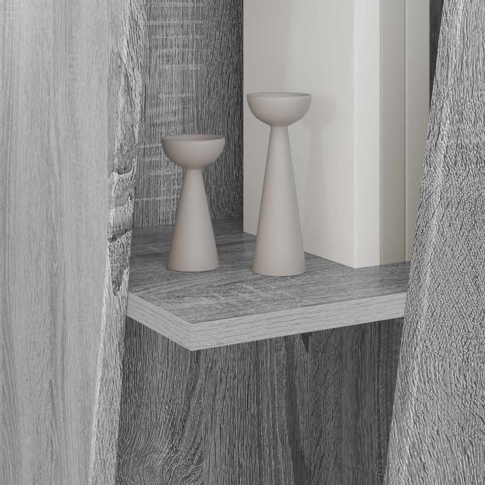 Bočna polica Siva Sonoma 33 x 32 x 100,5 cm Konstruirano drvo
