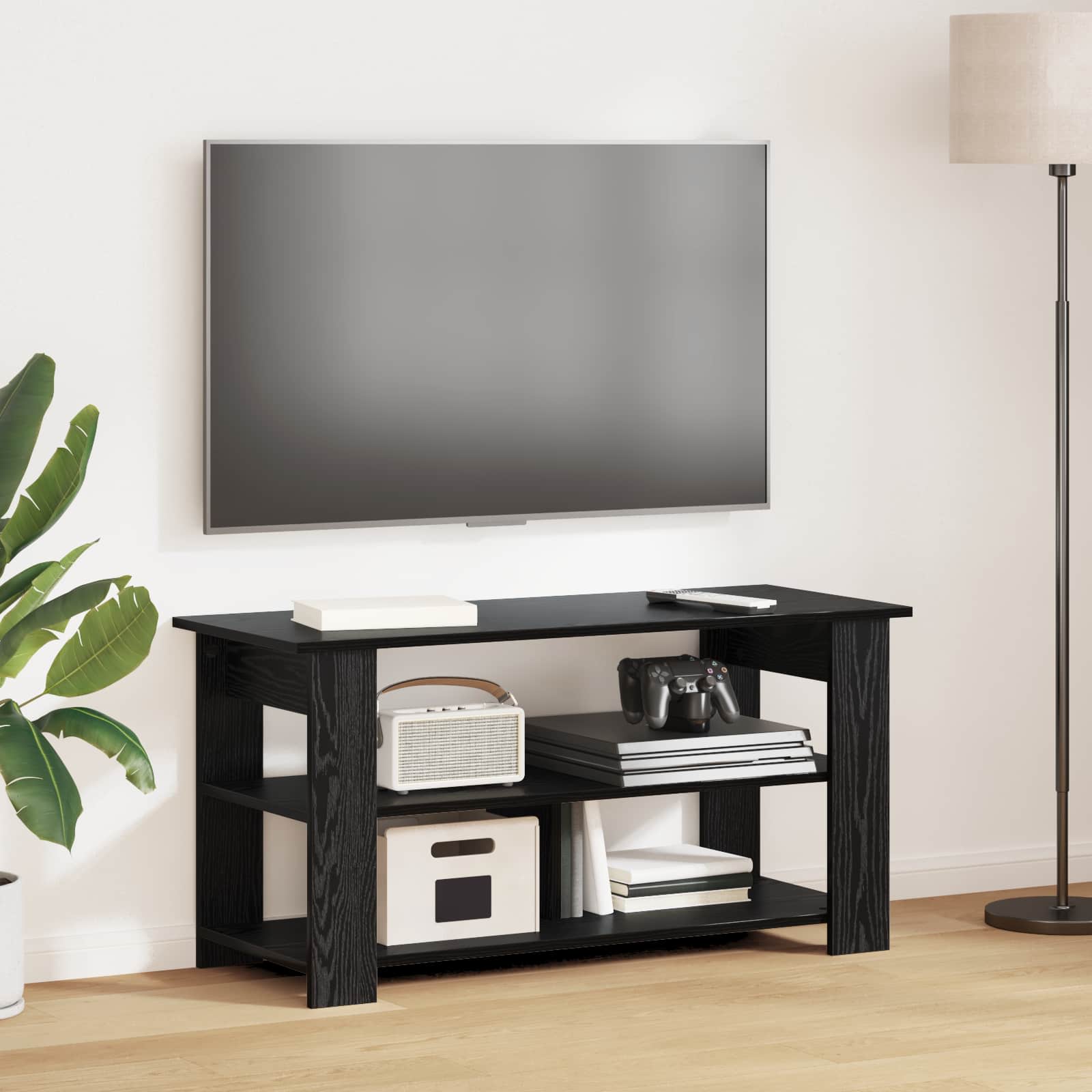 Stalak za TV Crni hrast 100 x 40 x 50 cm