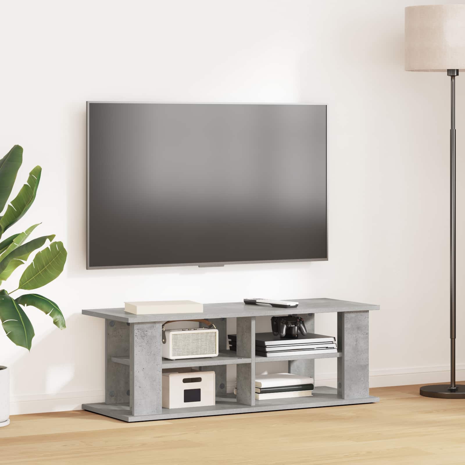 Stalak za TV Betonski sivi 96 x 35 x 33,5 cm
