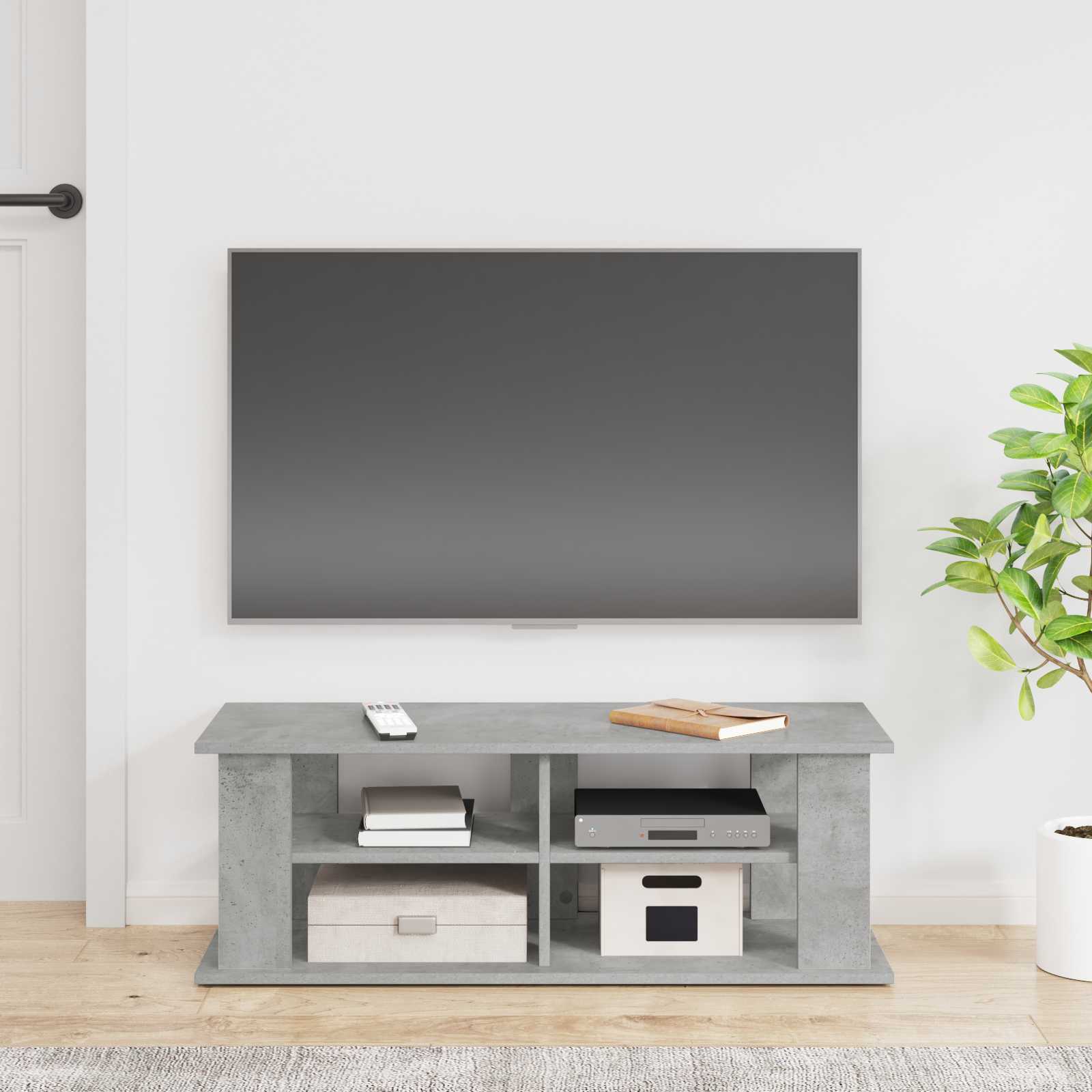 Stalak za TV Betonski sivi 96 x 35 x 33,5 cm