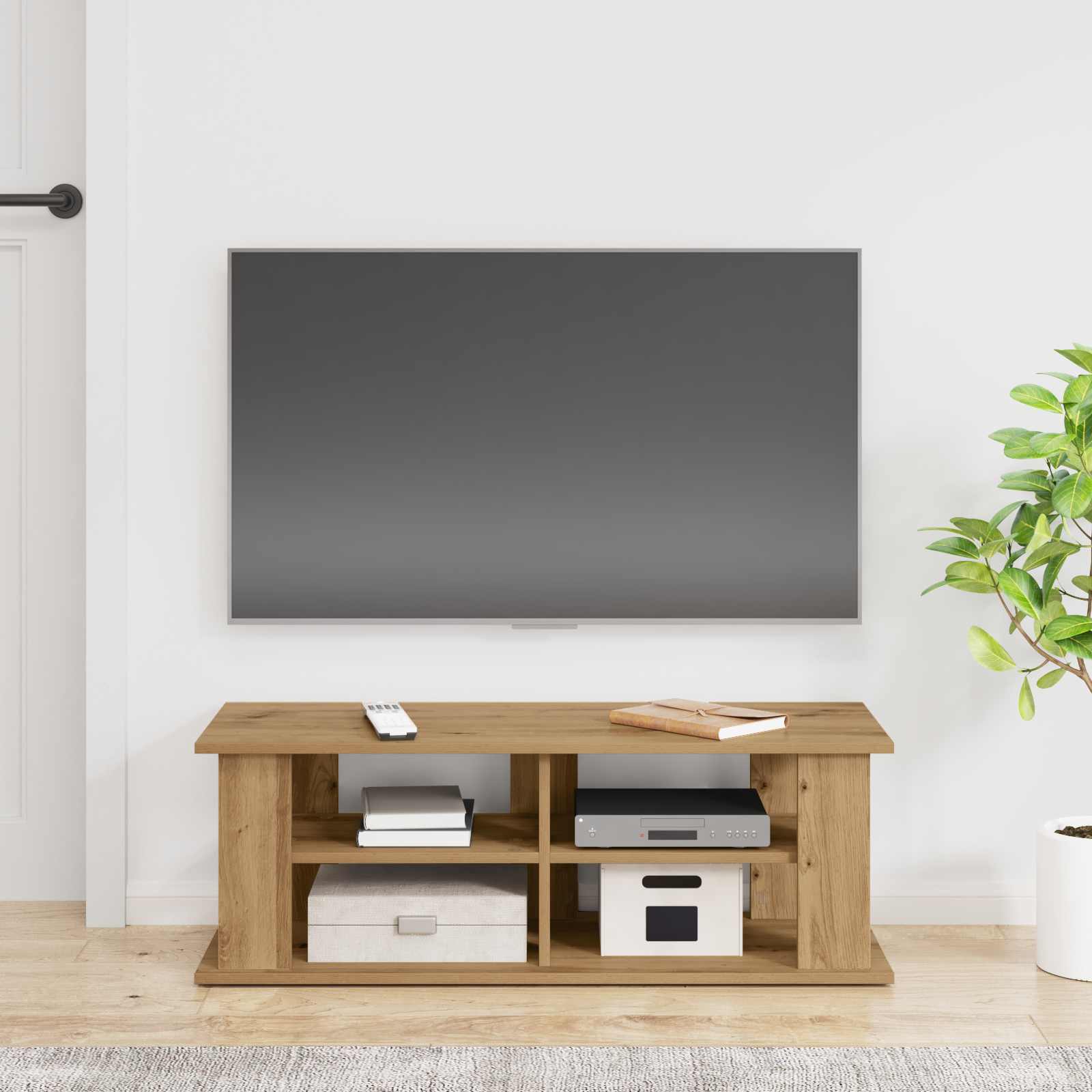 Stalak za TV Umjetnički hrast 96 x 35 x 33,5 cm