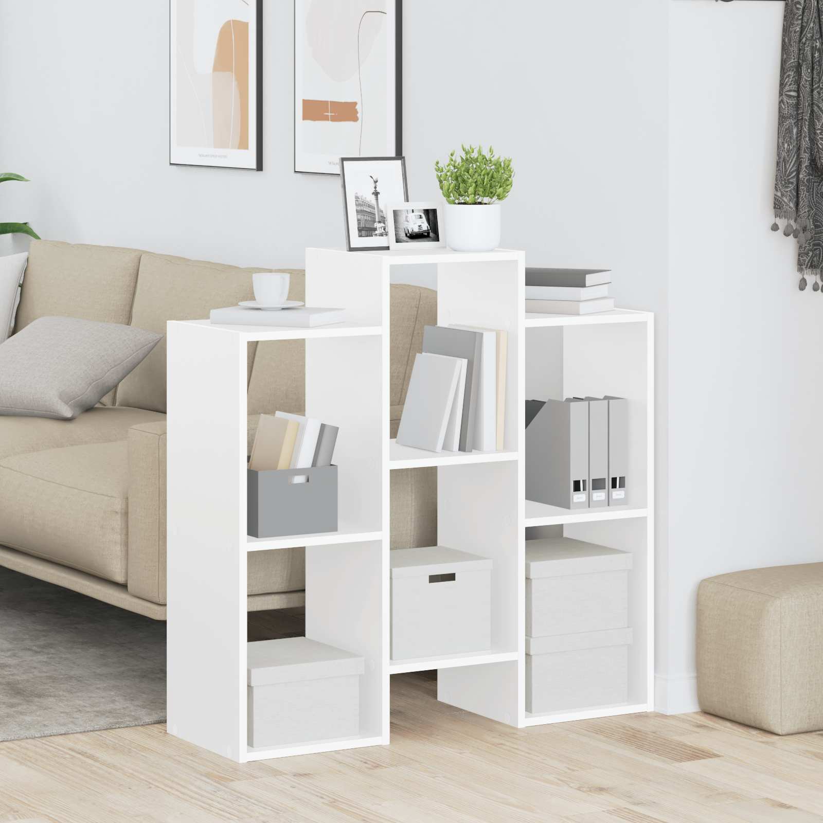 Kreveta Bijelo 90 x 30 x 90 cm
