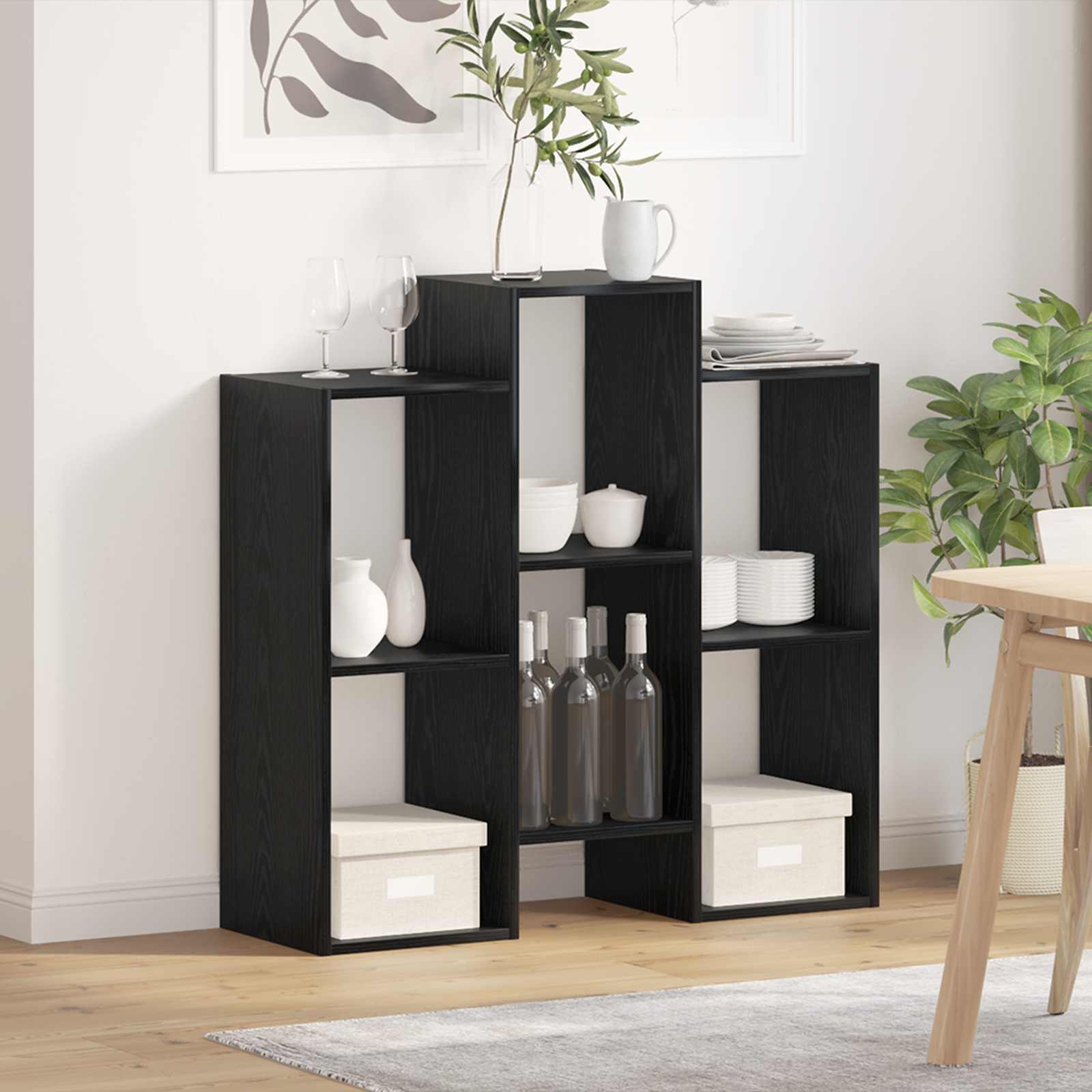 Kreveta Crni hrast 90 x 30 x 90 cm