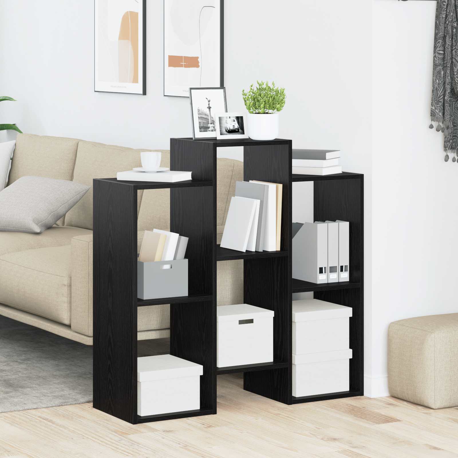 Kreveta Crni hrast 90 x 30 x 90 cm