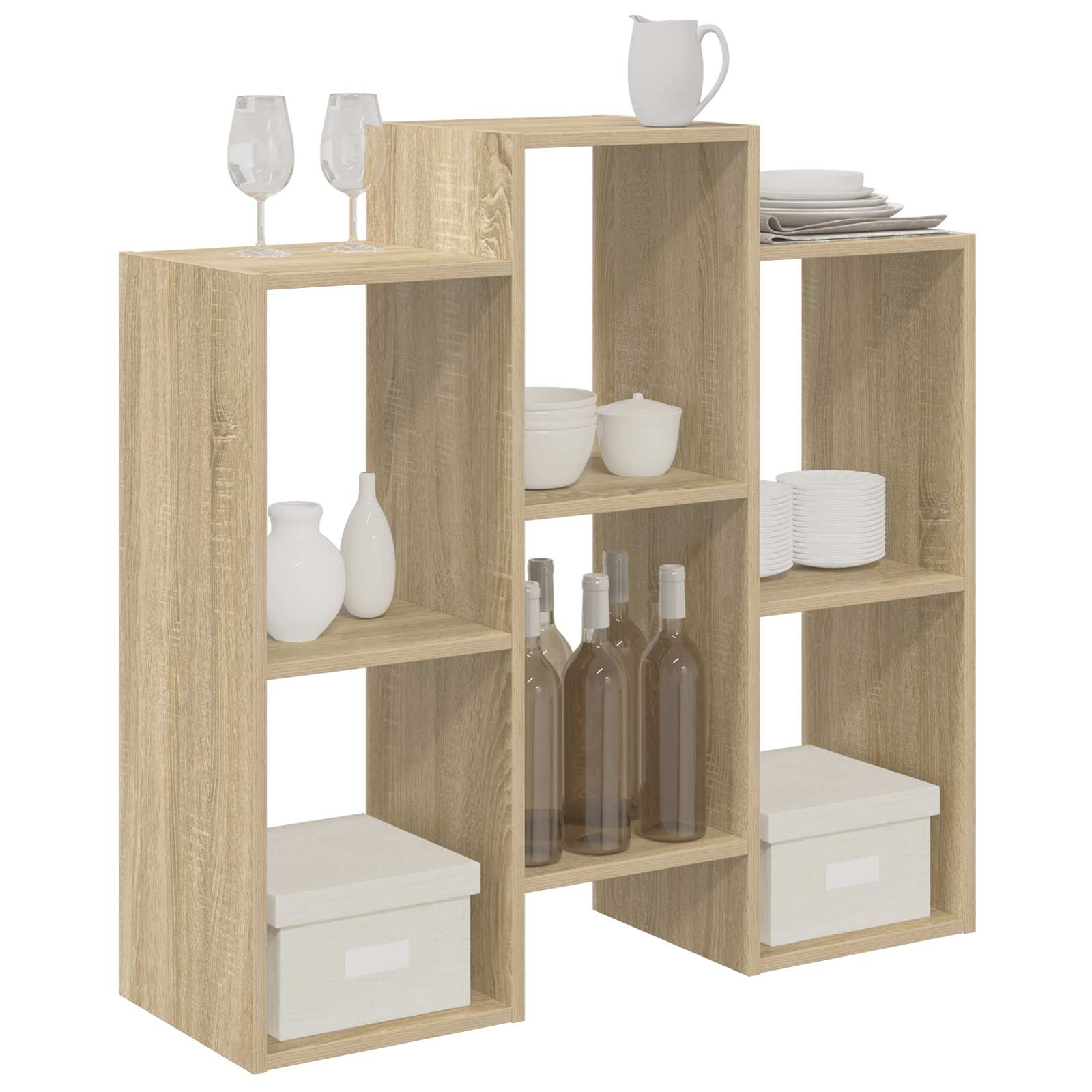 Kreveta Sonoma hrast 90 x 30 x 90 cm
