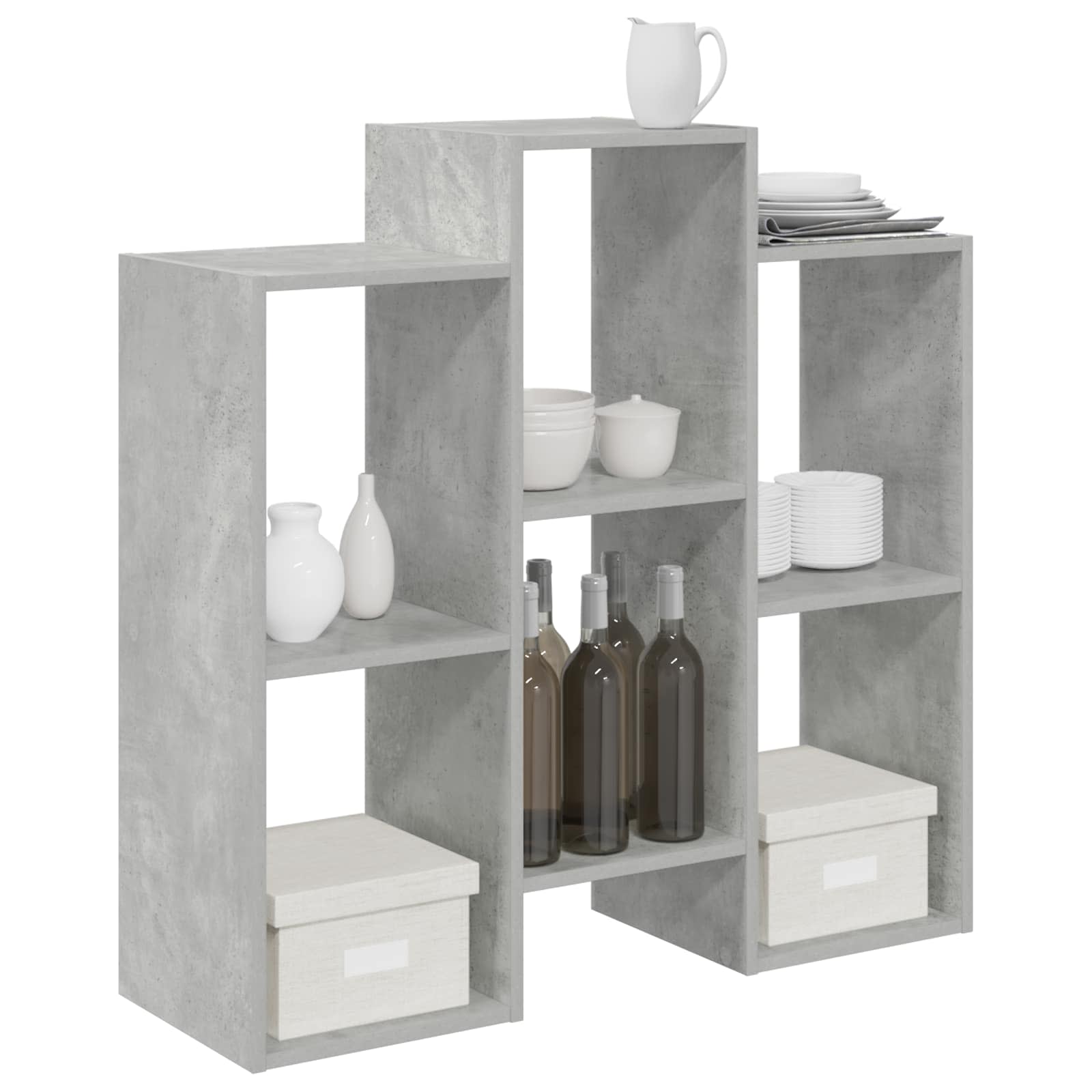 Kreveta Betonski sivi 90 x 30 x 90 cm