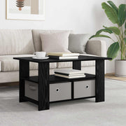 Kava Stol Crni hrast 77 x 55 x 42 cm Konstruirano drvo