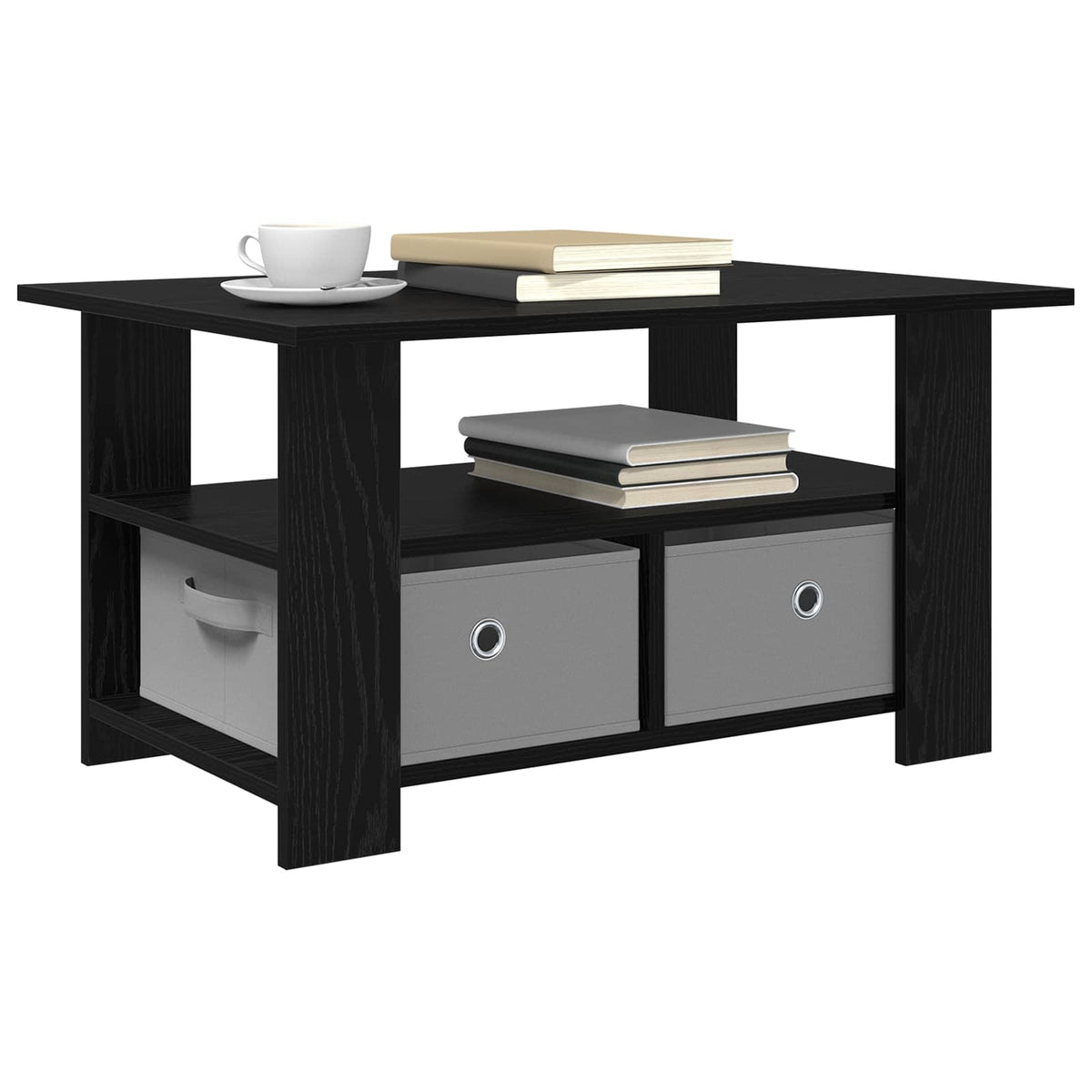 Kava Stol Crni hrast 77 x 55 x 42 cm Konstruirano drvo