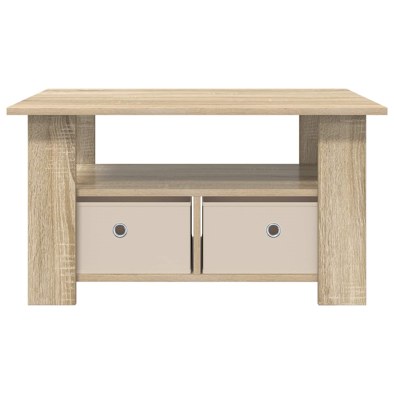 Kava Stol Sonoma hrast 77 x 55 x 42 cm Konstruirano drvo