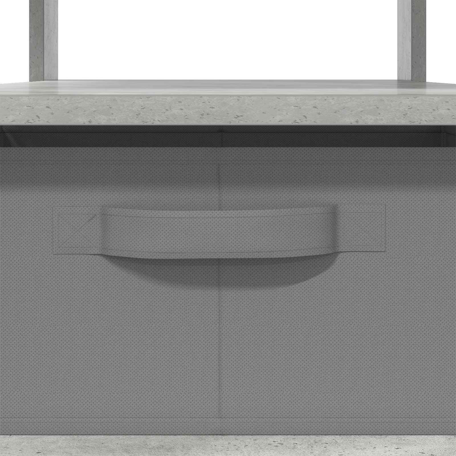 Kava Stol Betonski sivi 77 x 55 x 42 cm Konstruirano drvo