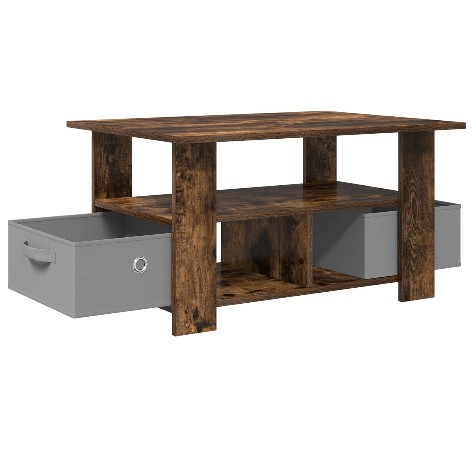 Kava Stol Dimljeni hrast 77 x 55 x 42 cm Konstruirano drvo