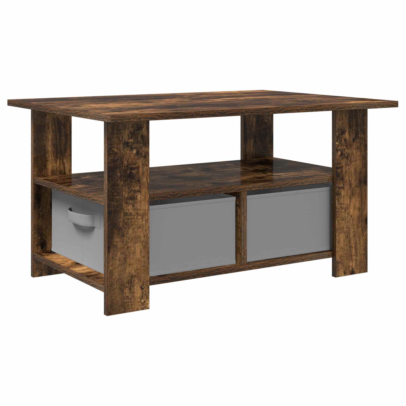Kava Stol Dimljeni hrast 77 x 55 x 42 cm Konstruirano drvo