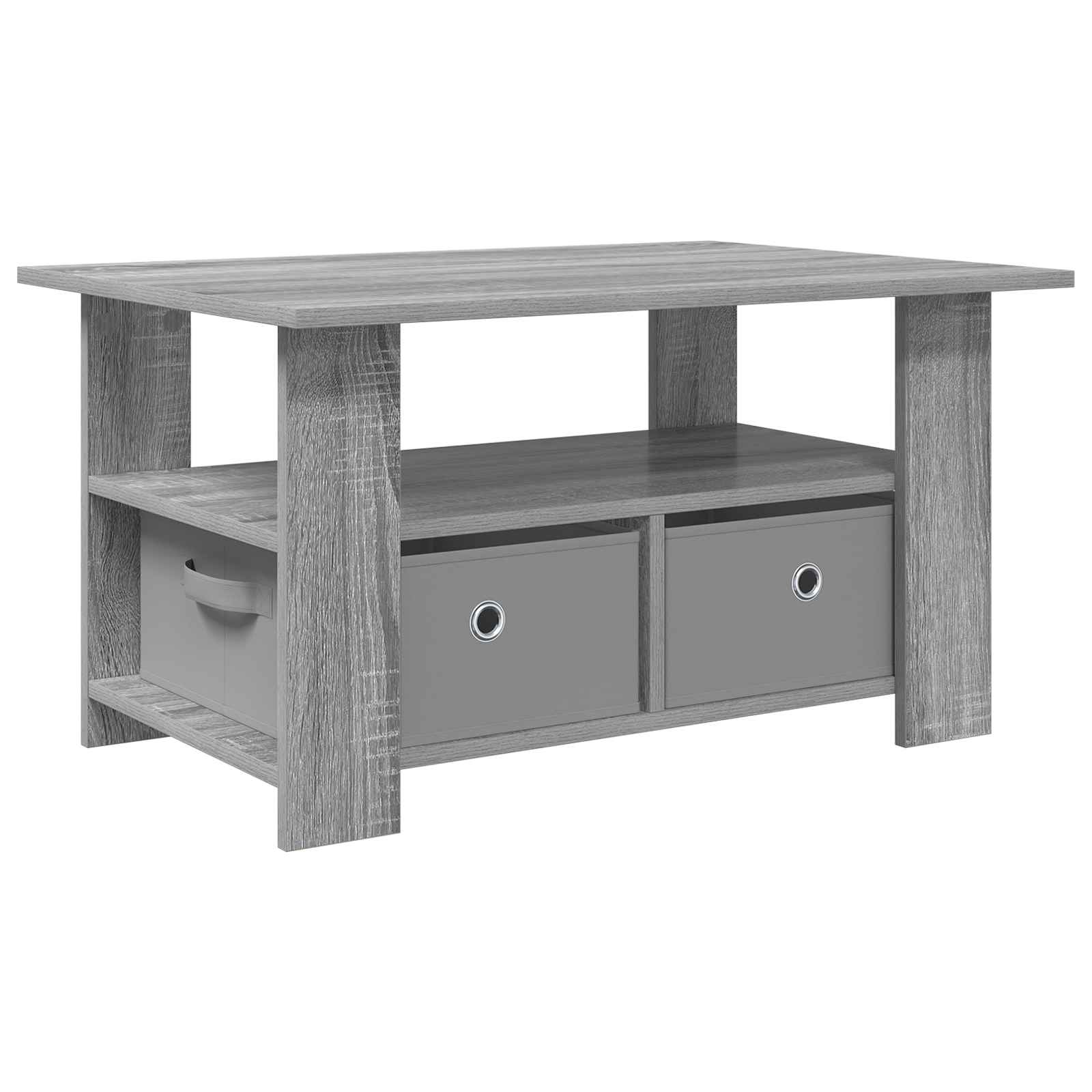 Kava Stol Siva Sonoma 77 x 55 x 42 cm Konstruirano drvo