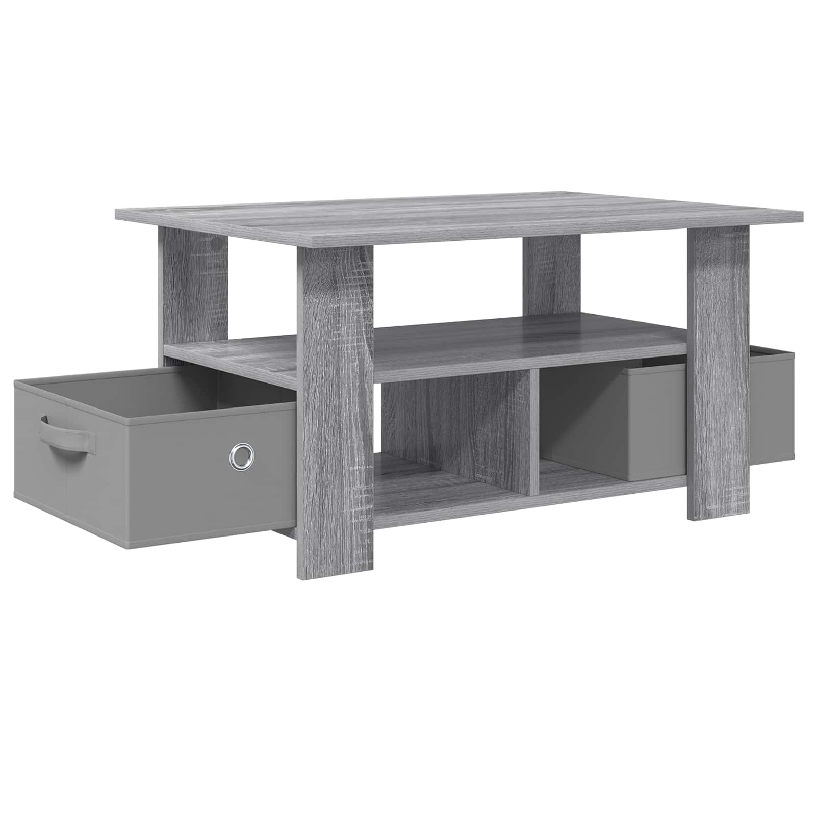 Kava Stol Siva Sonoma 77 x 55 x 42 cm Konstruirano drvo