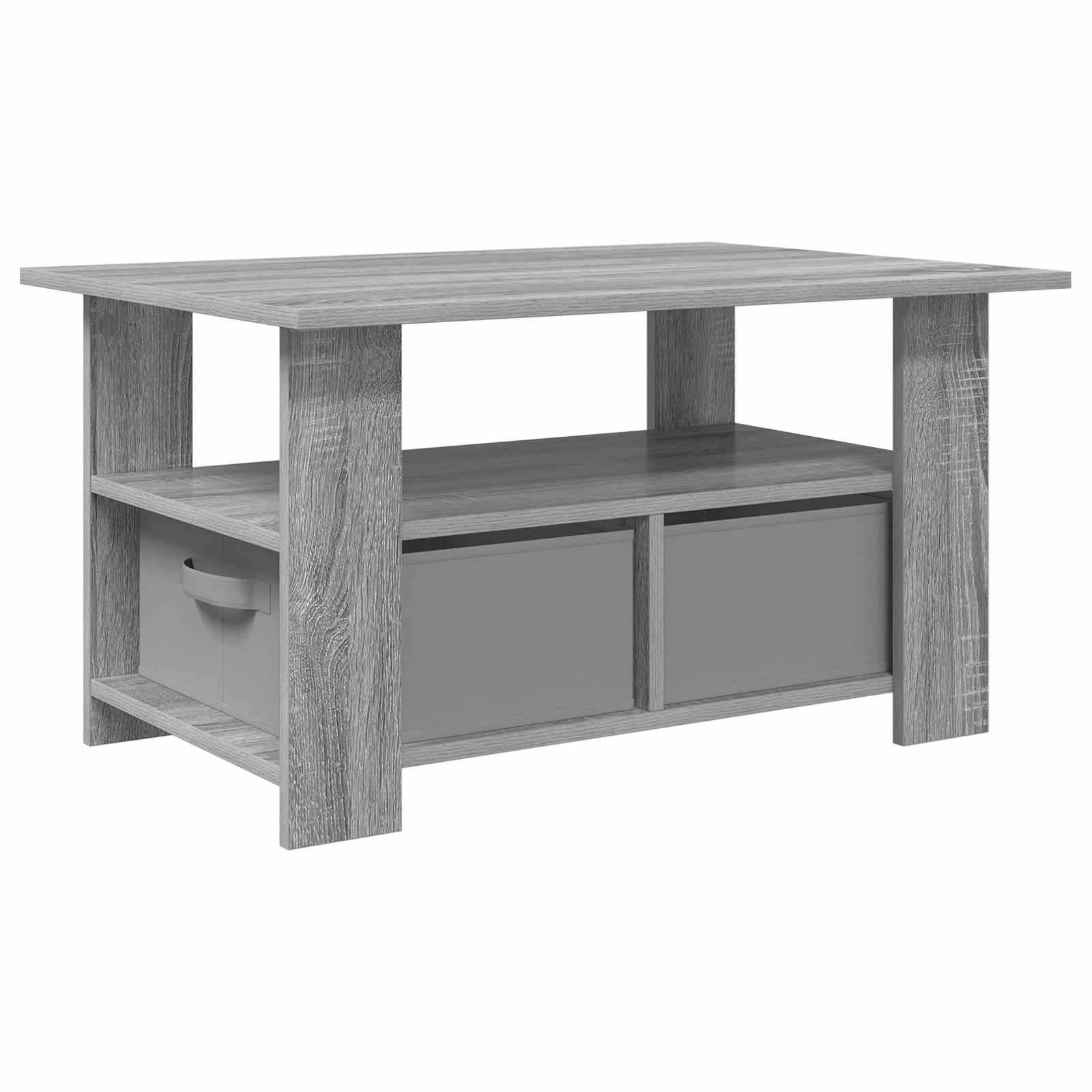 Kava Stol Siva Sonoma 77 x 55 x 42 cm Konstruirano drvo