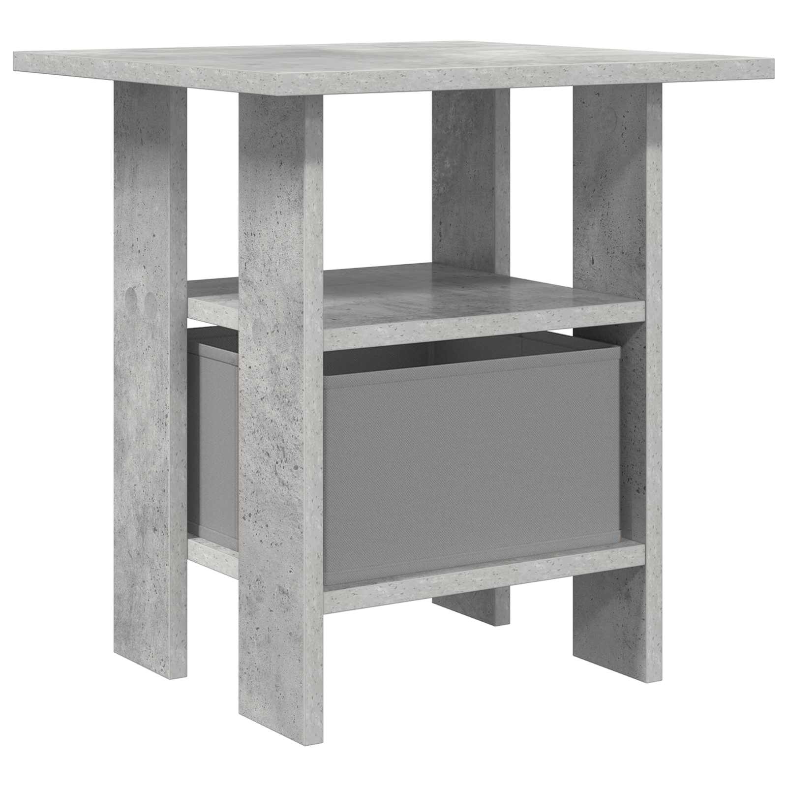 Noćni ormarić s ladicama 2 pcs Betonski sivi 41 x 40 x 45 cm
