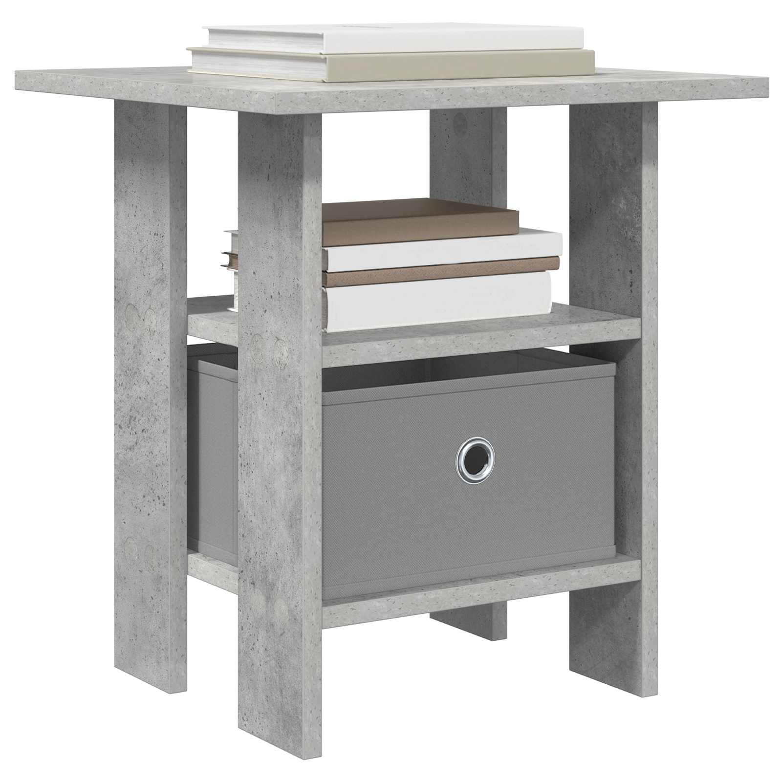 Noćni ormarić s ladicama 2 pcs Betonski sivi 41 x 40 x 45 cm