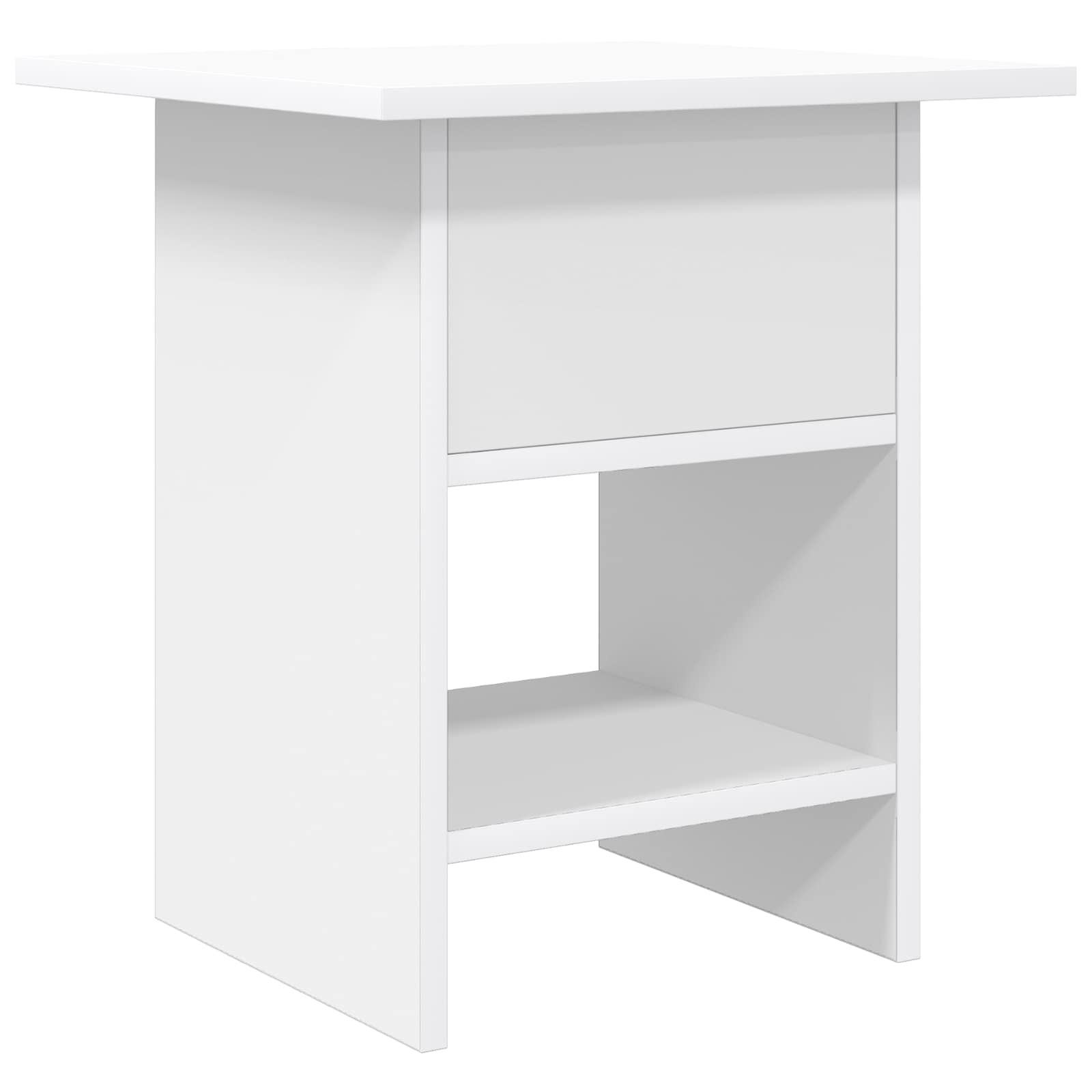 Noćni ormarić 2 pcs Bijelo 41 x 40 x 45 cm Konstruirano drvo