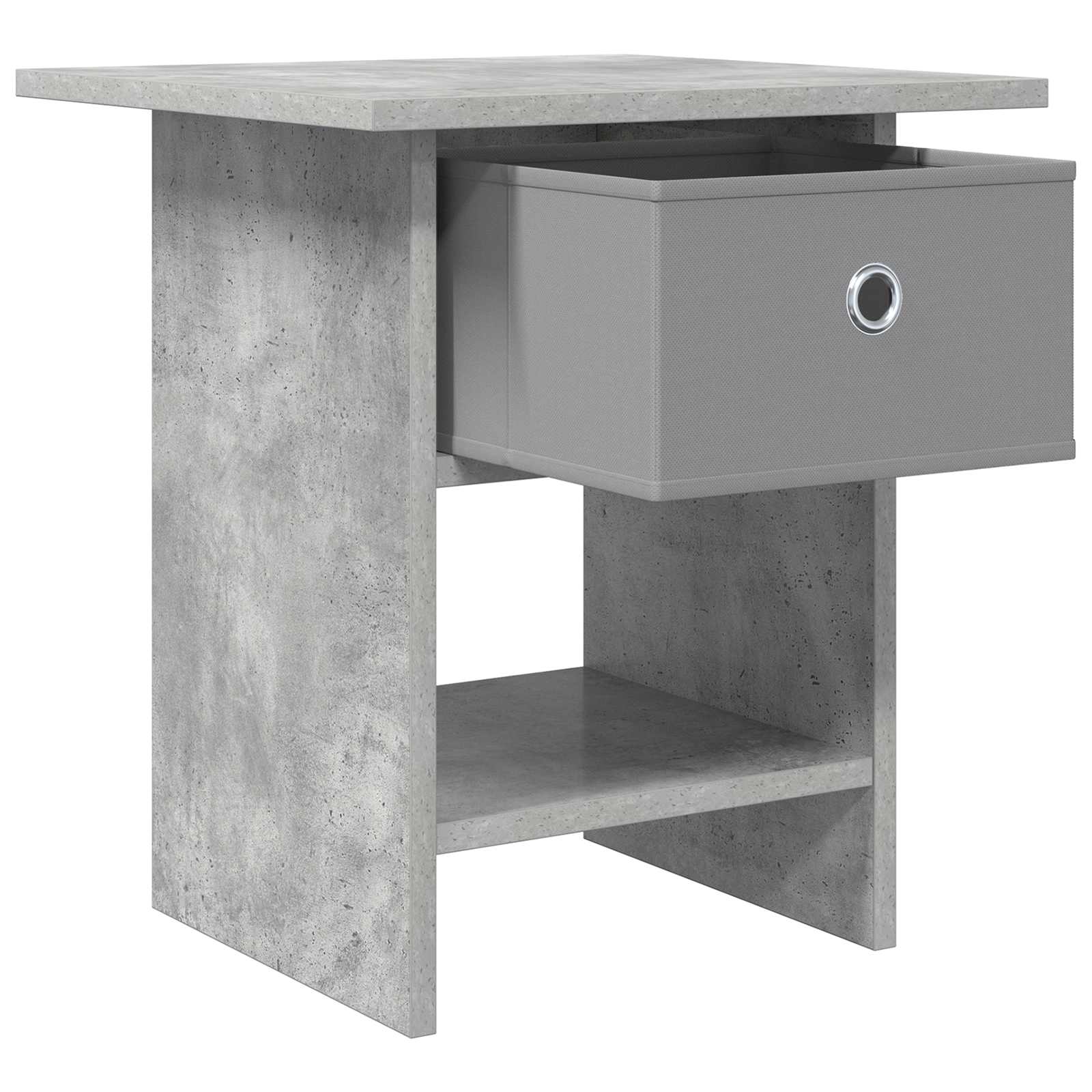 Noćni ormarić Betonski sivi 41 x 40 x 45 cm Konstruirano drvo