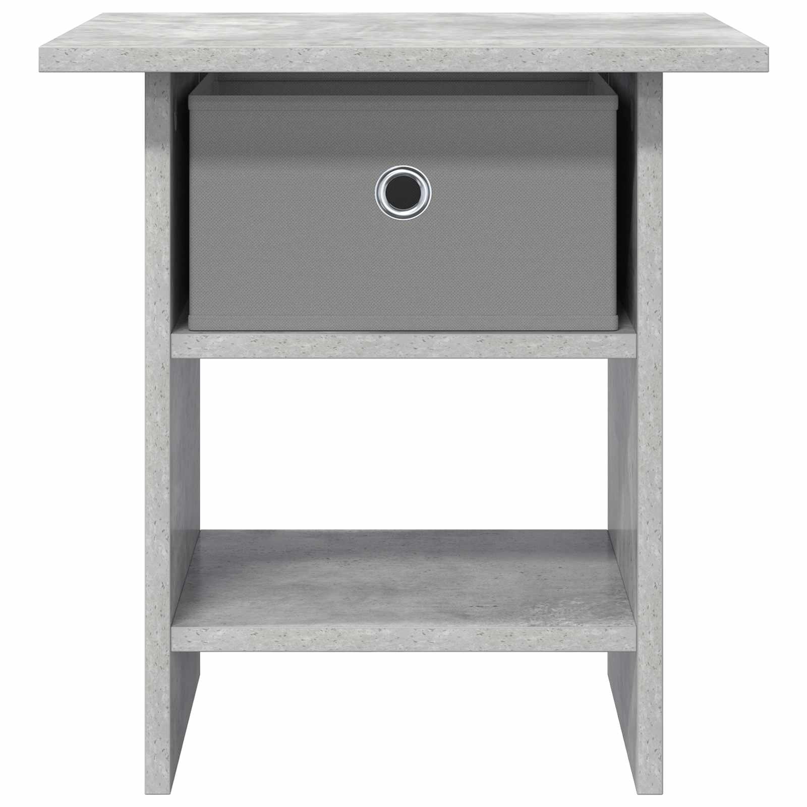 Noćni ormarić s ladicama 2 pcs Betonski sivi 41 x 40 x 45 cm