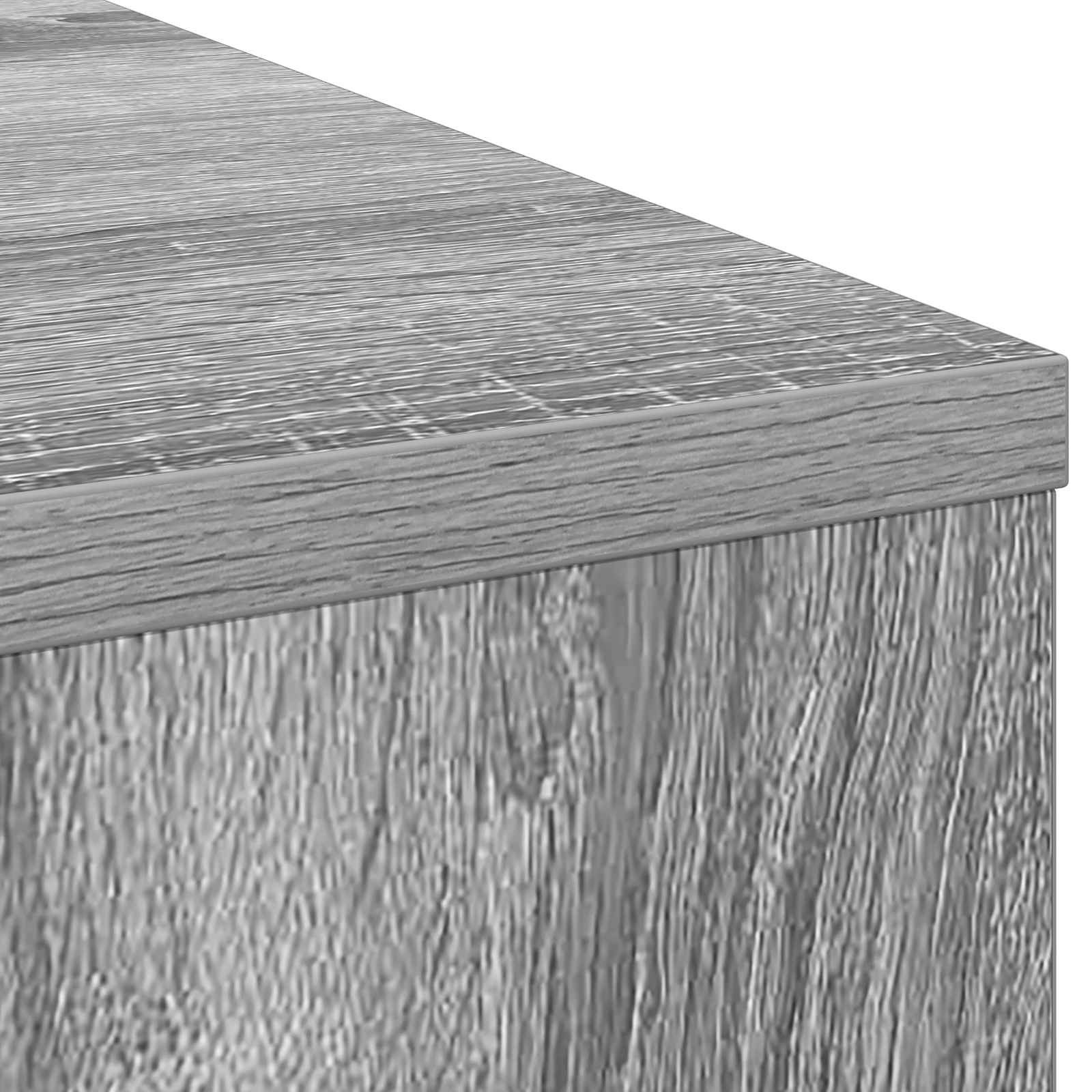 Stol s ladicama Siva Sonoma 100 x 40 x 75 cm Konstruirano drvo