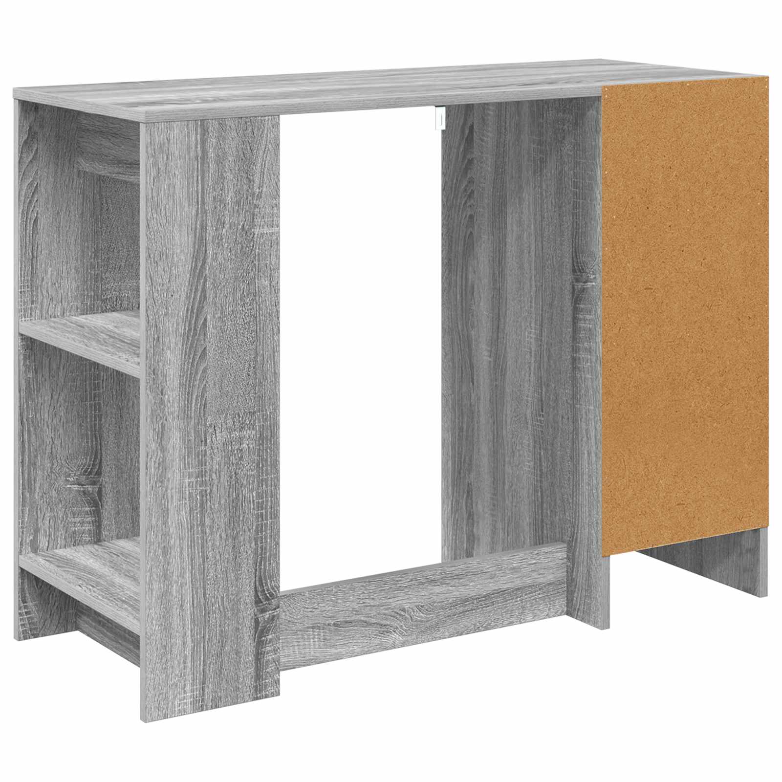 Stol s ladicama Siva Sonoma 100 x 40 x 75 cm Konstruirano drvo