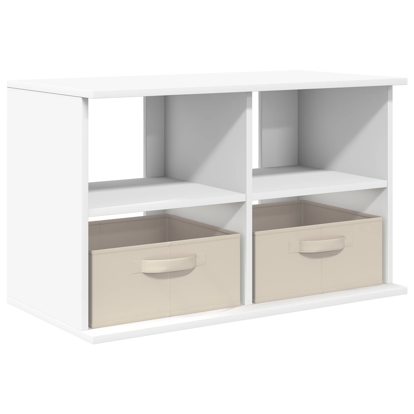 Stalak za TV s ladicama Bijelo 79 x 40 x 48 cm