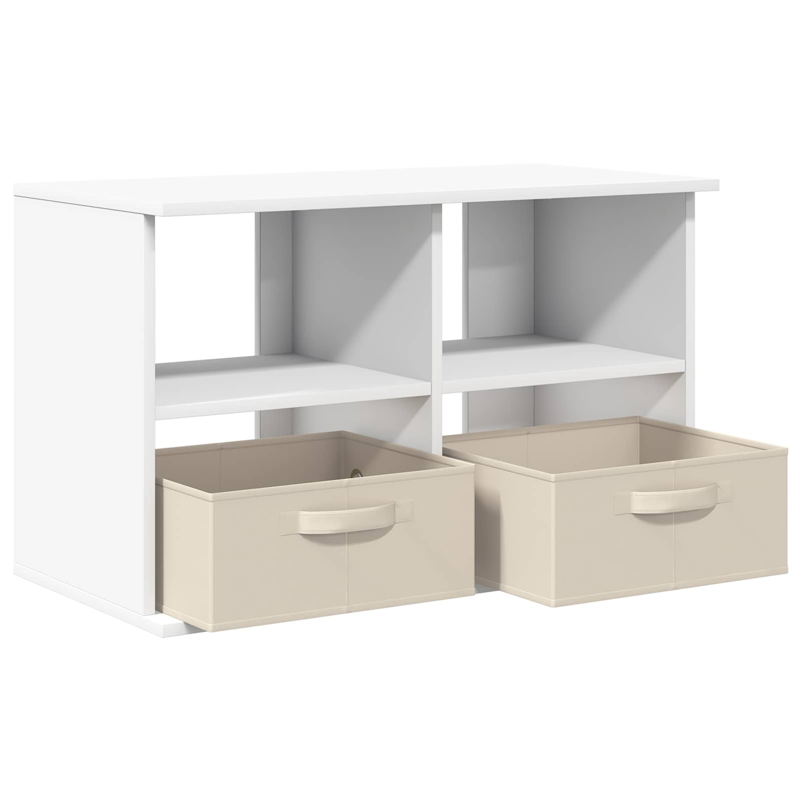 Stalak za TV s ladicama Bijelo 79 x 40 x 48 cm