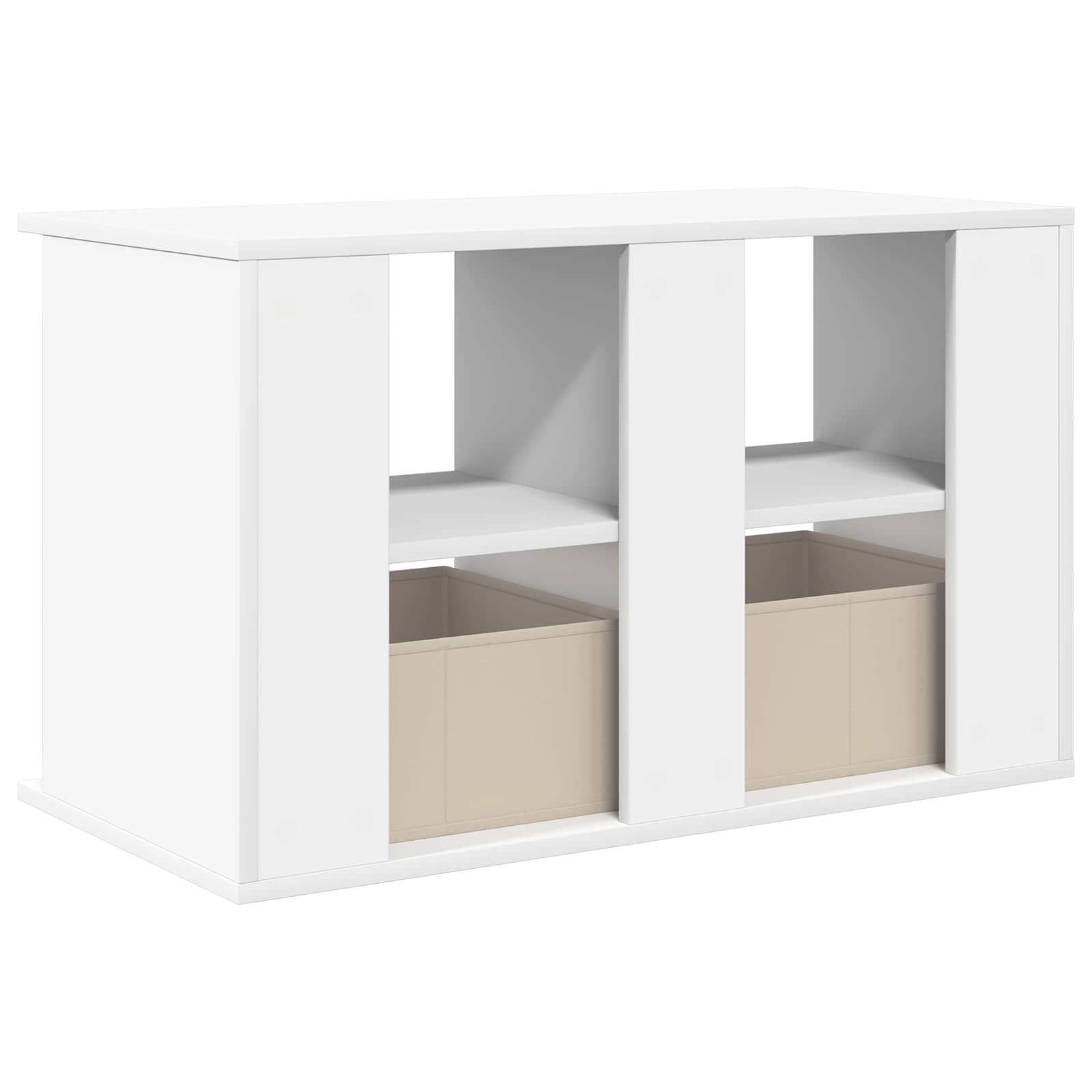 Stalak za TV s ladicama Bijelo 79 x 40 x 48 cm