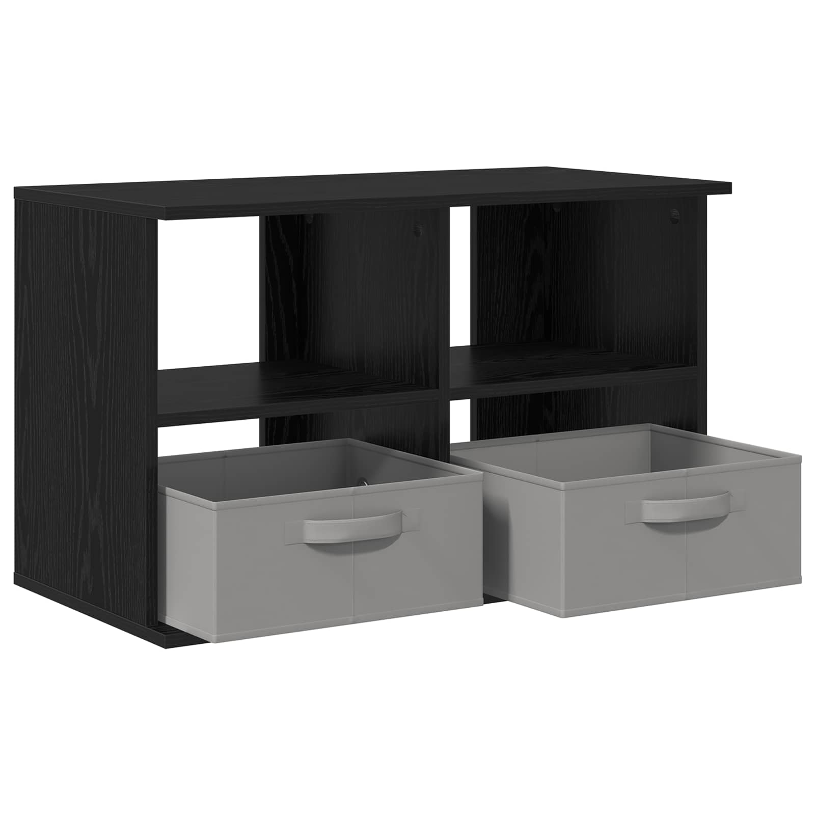 Stalak za TV s ladicama Crni hrast 79 x 40 x 48 cm