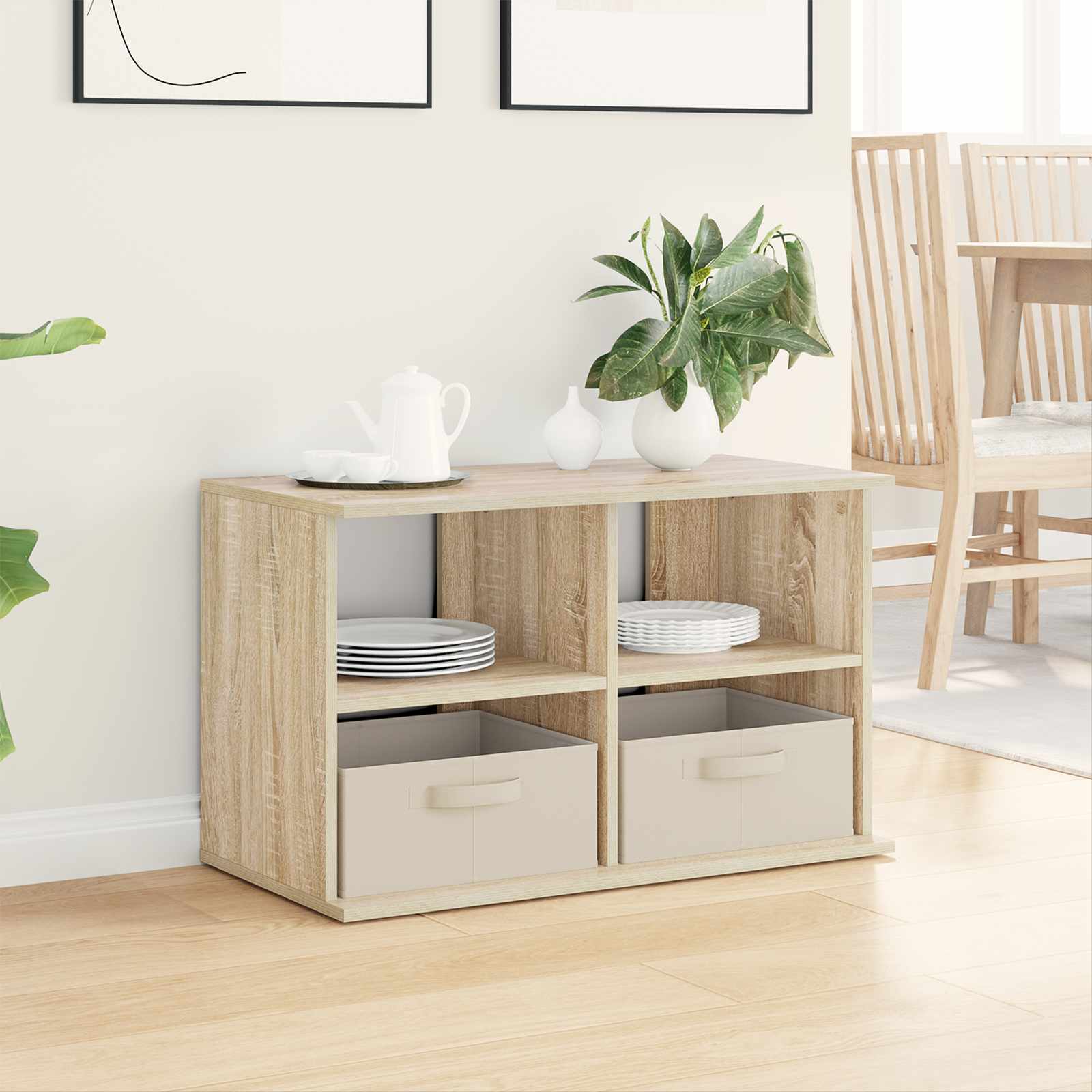Stalak za TV s ladicama Sonoma hrast 79 x 40 x 48 cm