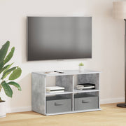 Stalak za TV s ladicama Betonski sivi 79 x 40 x 48 cm