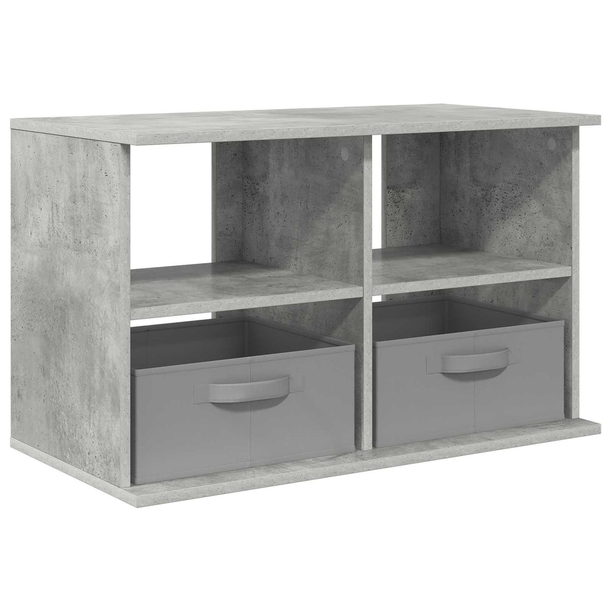 Stalak za TV s ladicama Betonski sivi 79 x 40 x 48 cm