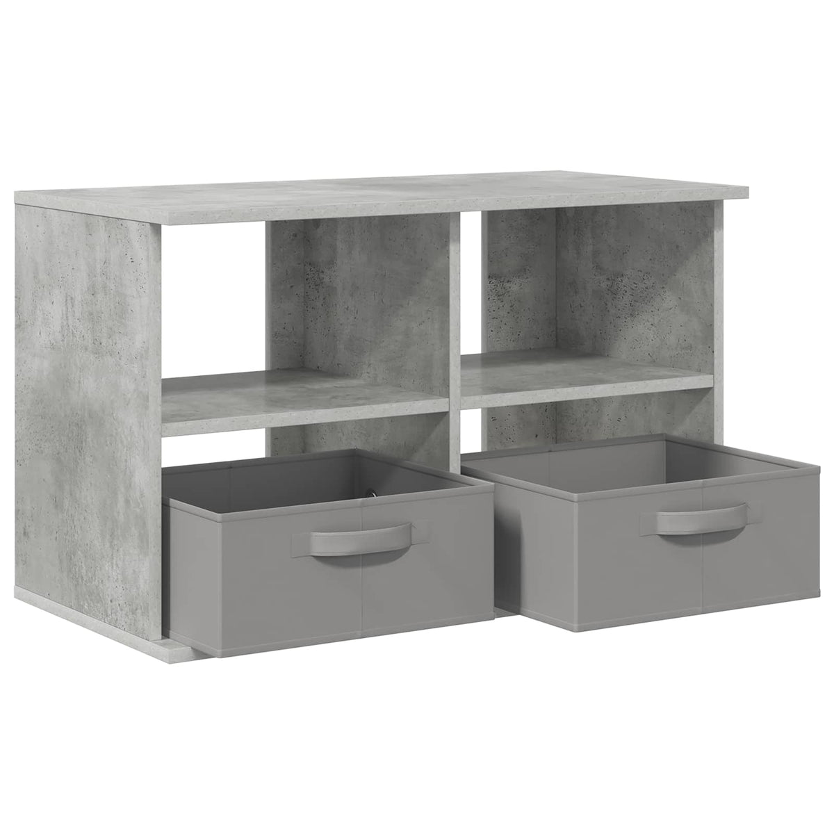 Stalak za TV s ladicama Betonski sivi 79 x 40 x 48 cm