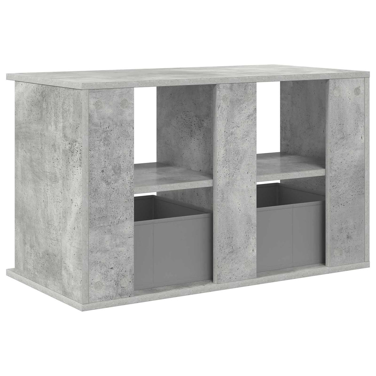 Stalak za TV s ladicama Betonski sivi 79 x 40 x 48 cm